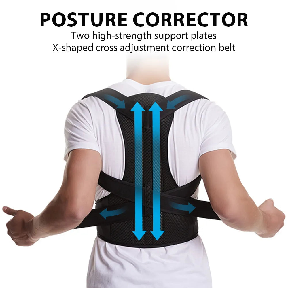 Back Posture Corrector Adult Back Support Shoulder Lumbar Brace Health Care Support Corset Back Belt Back Posture Corrector Adult Back Support Shoulder Lumbar Brace Health Care Support Corset Back Belt
